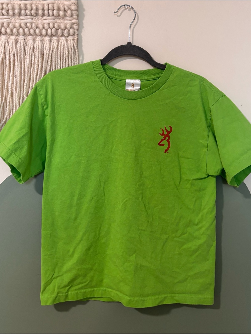 Browning Lime Green Short-Sleeve T-Shirt